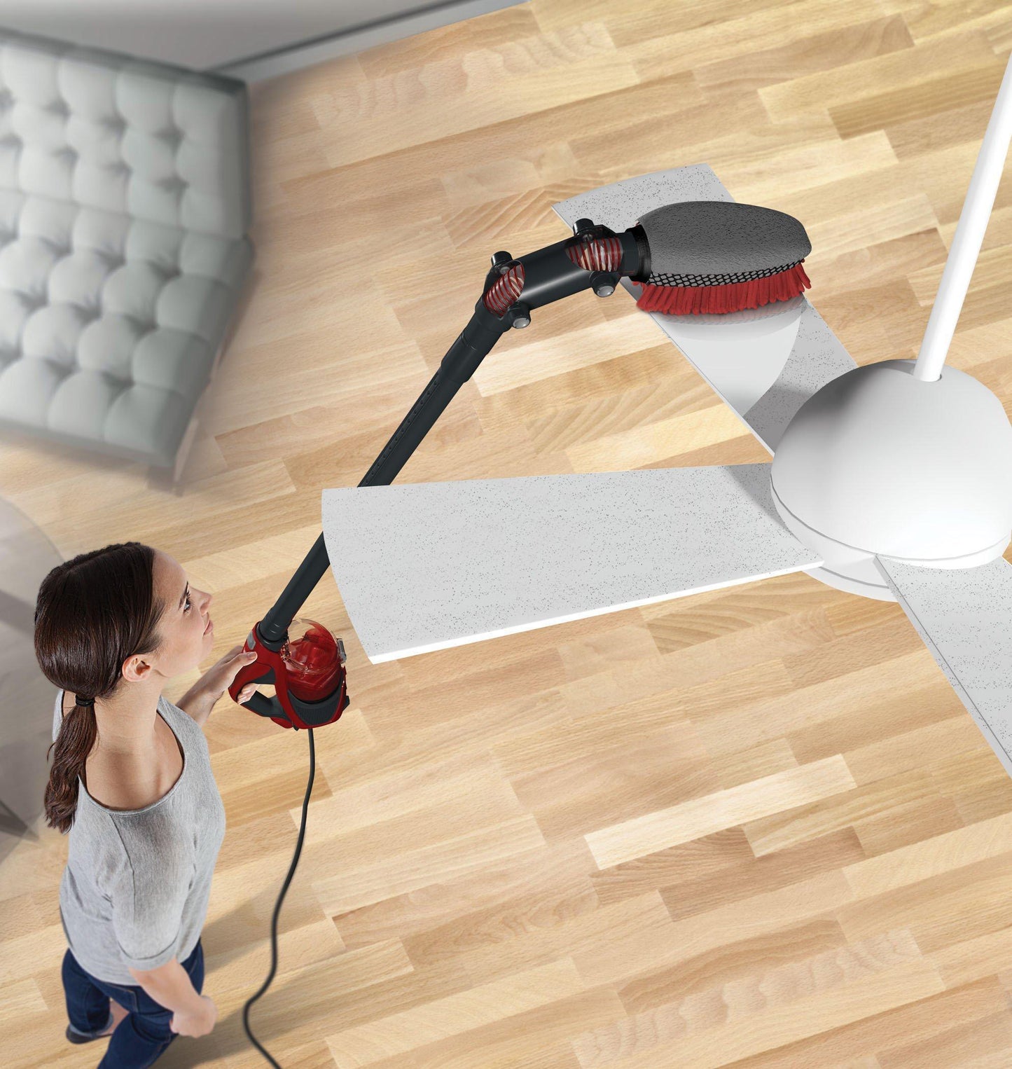 360° Reach Power Corded Stick Vacuum